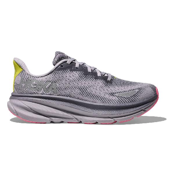 Foto van Hoka Clifton 9 GTX hardloopschoenen Grey Skies/Foggy Grey dames 38 2-3