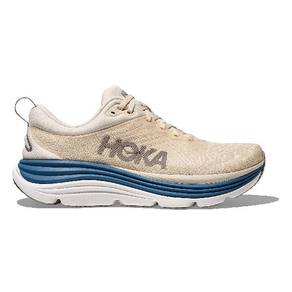 Foto van Hoka Gaviota 5 hardloopschoenen Birch/Foggy Night heren