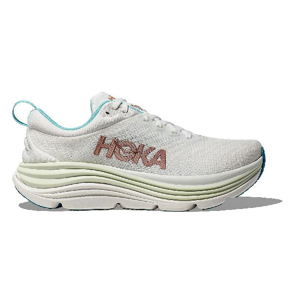 Foto van Hoka Gaviota 5 hardloopschoenen wit dames