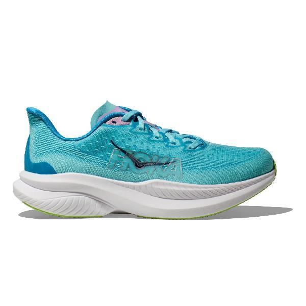 Foto van Hoka Mach 6 hardloopschoenen blauw dames 38 2-3