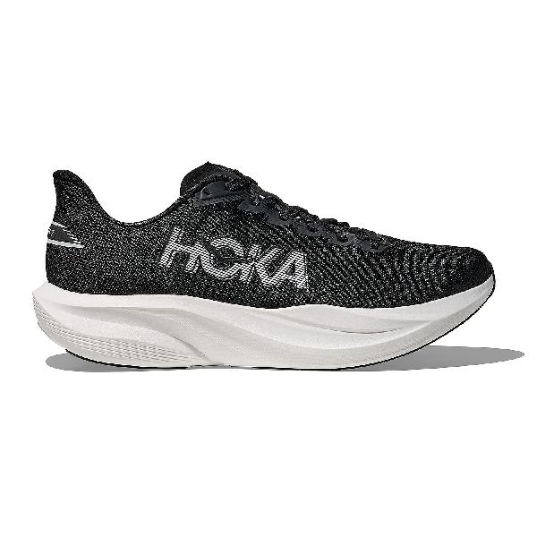 Foto van Hoka Mach 7 hardloopschoenen Black/White dames