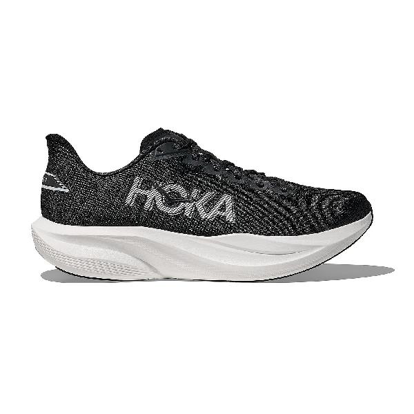 Foto van Hoka Mach 7 hardloopschoenen Black/White heren