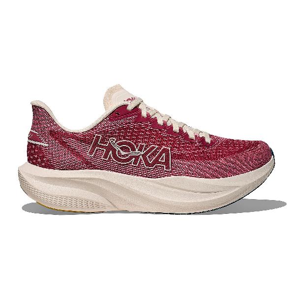 Foto van Hoka Mach 7 hardloopschoenen Lingonberryy/Cranberry dames
