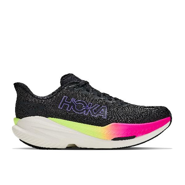 Foto van Hoka Mach X 3 hardloopschoenen black/neon nebula heren
