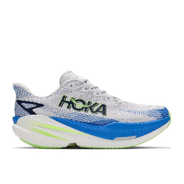 Foto van Hoka Mach X 3 hardloopschoenen cosmic grey/virtual blue heren
