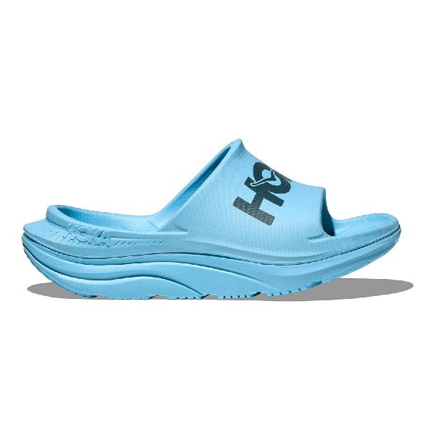 Foto van Hoka ORA Athletic Slide slippers Soaring Blue/Faded Navy unisex