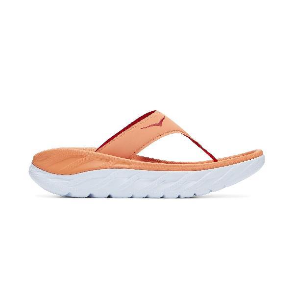 Foto van Hoka ORA Recovery Flip slippers oranje/wit dames