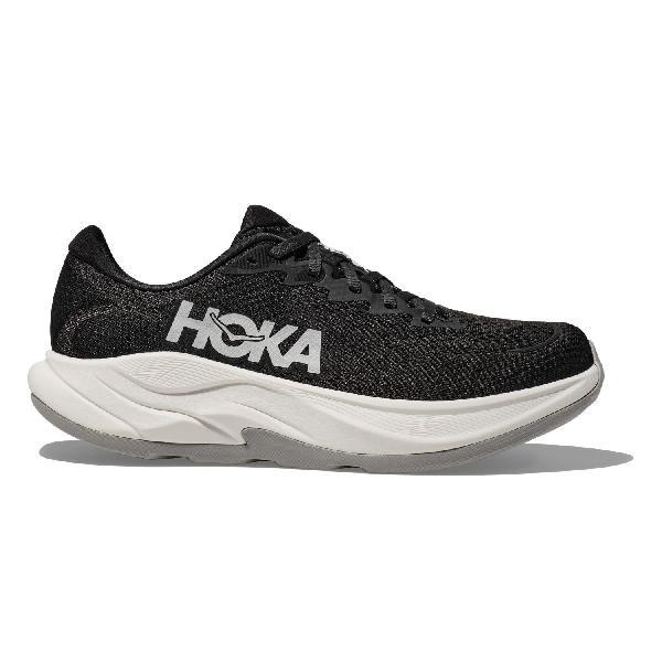 Foto van Hoka Rincon 4 hardloopschoenen Black/White WIDE dames 41 1-3