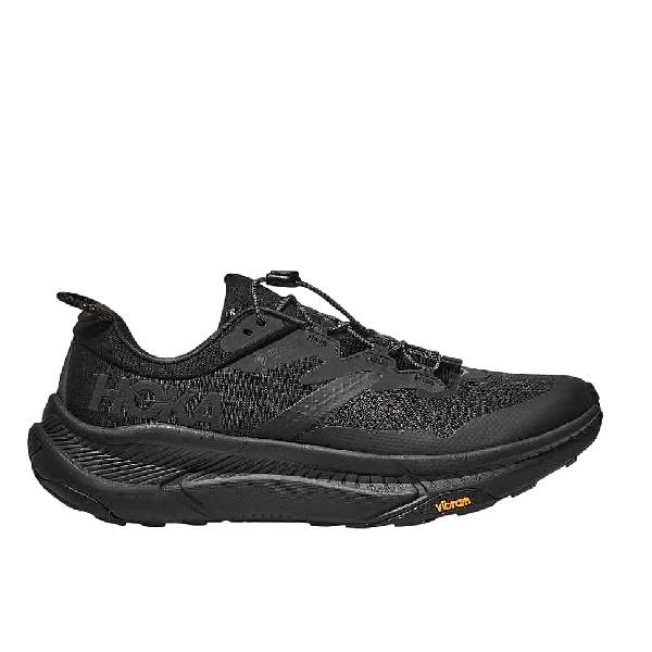 Foto van Hoka Transport GTX hardloopschoenen black/black dames