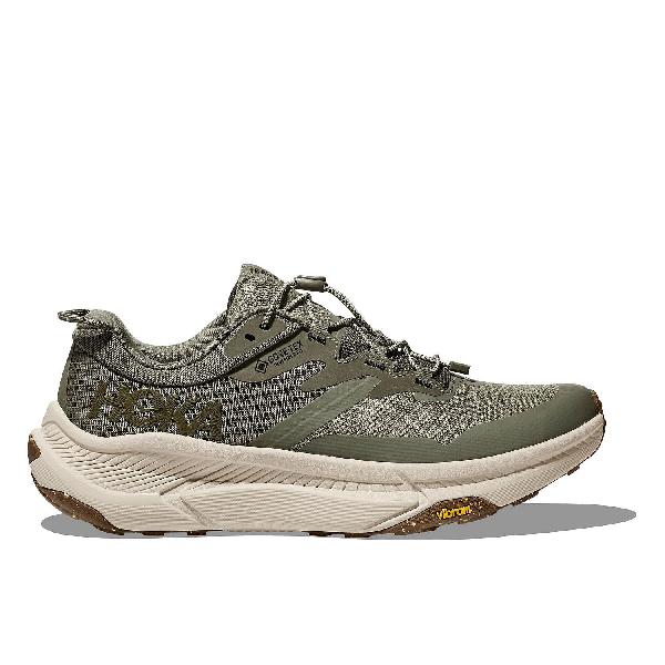 Foto van Hoka Transport GTX hardloopschoenen slate/oat milk heren