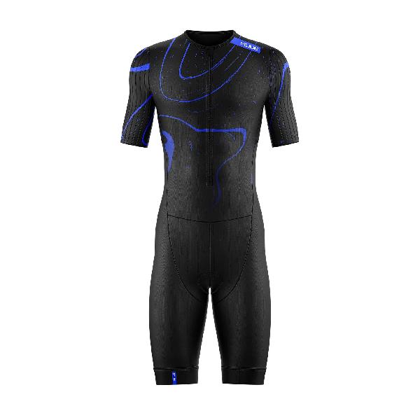 Foto van Huub Core Aero trisuit blue slick heren