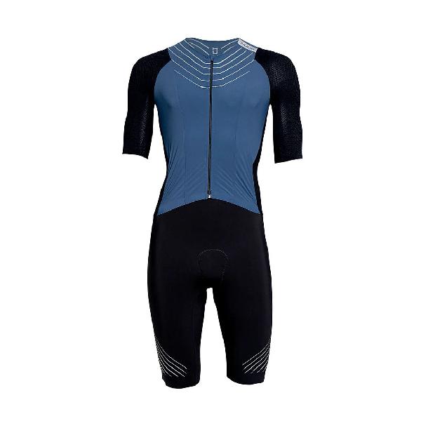 Foto van Huub Pinnacle trisuit steel blue heren