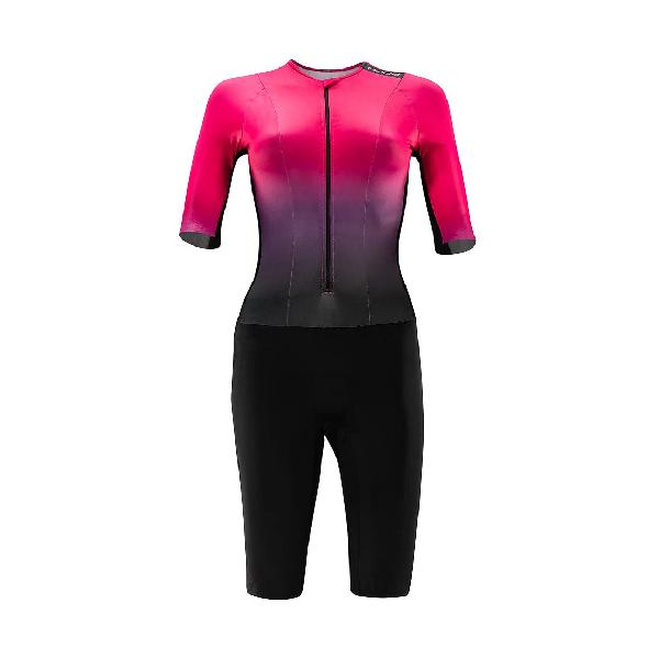 Foto van Huub TC Performance trisuit zwart/roze dames