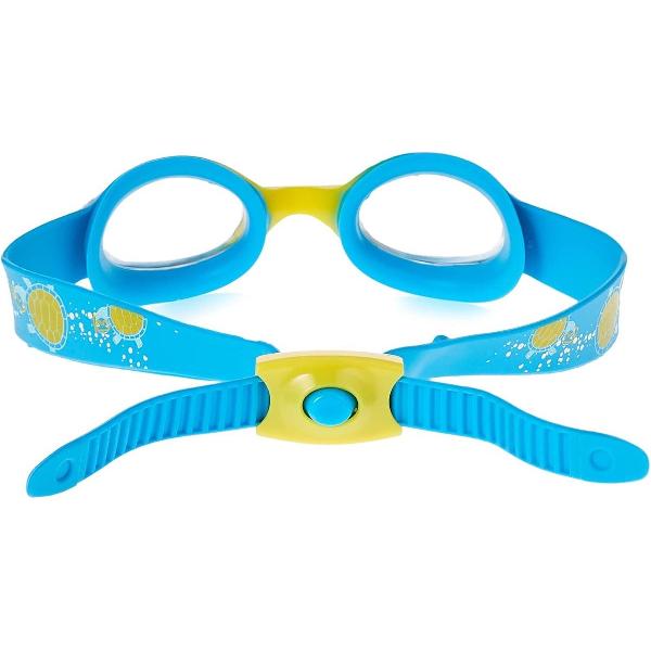 Foto van Illusie Goggle Zwemmen Turkoois/Geel/Helder One Size - Unisex-Jeugd Speedo swimming glasses