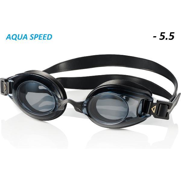 Foto van LUMINA Zwembril op sterkte - donkere glazen sterkte - 5.5