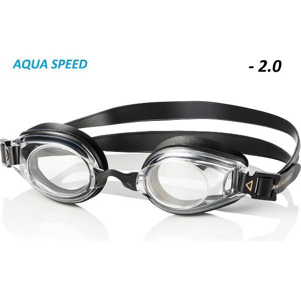 Foto van LUMINA Zwembril op sterkte - heldere glazen sterkte - 2.0