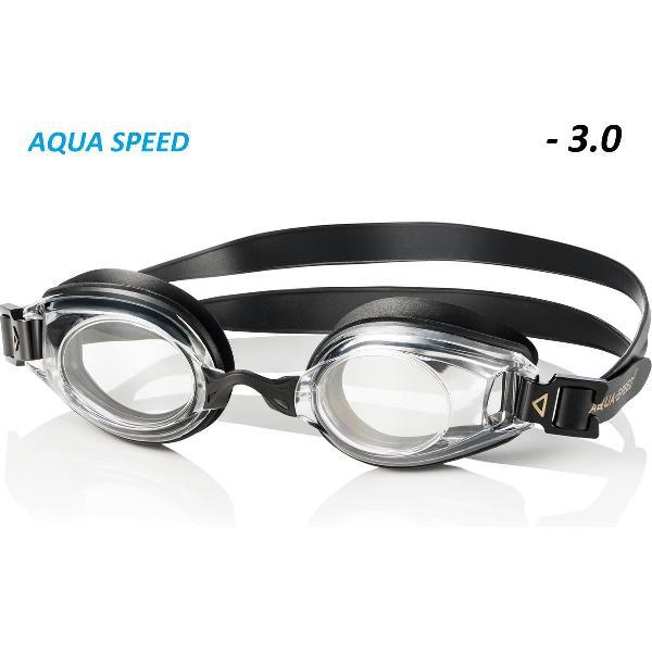 Foto van LUMINA Zwembril op sterkte - heldere glazen sterkte - 3.0