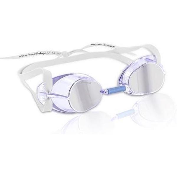 Foto van Malmsten Zwembril Jewel Collection Unisex Wit/blauw One-size