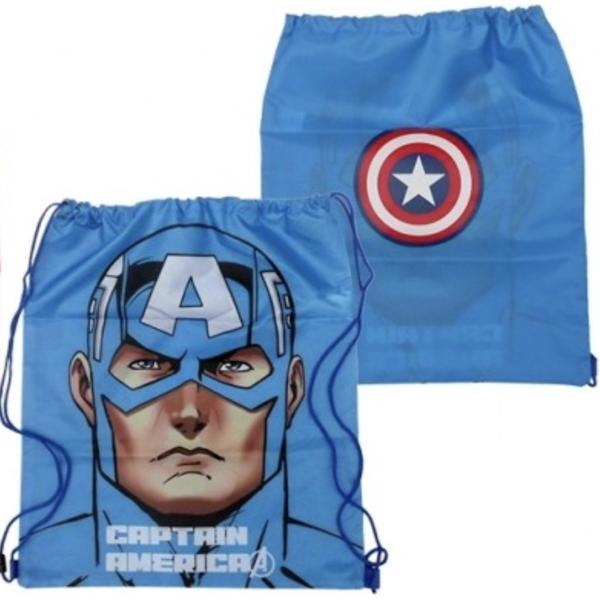 Foto van Marvel Avengers Captain America gymzak - gymtas - blauw