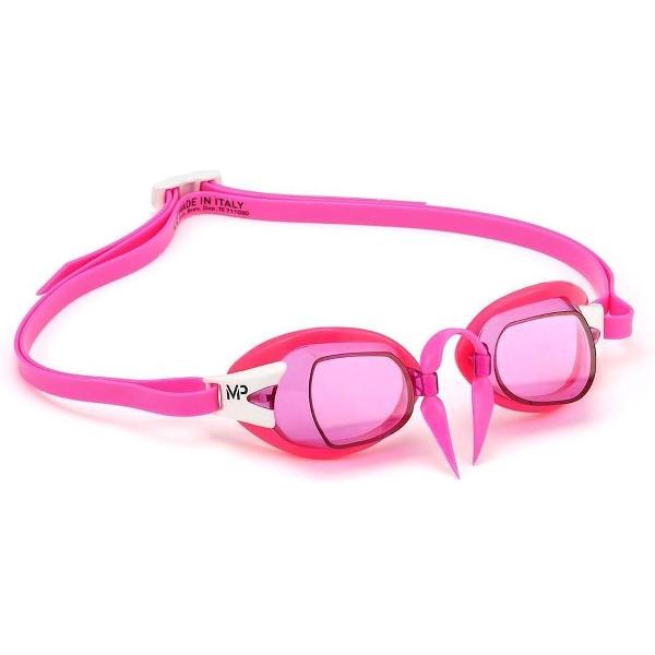 Foto van Michael Phelps Chronos - Zwembril - Volwassenen - Pink Lens - Roze/Wit