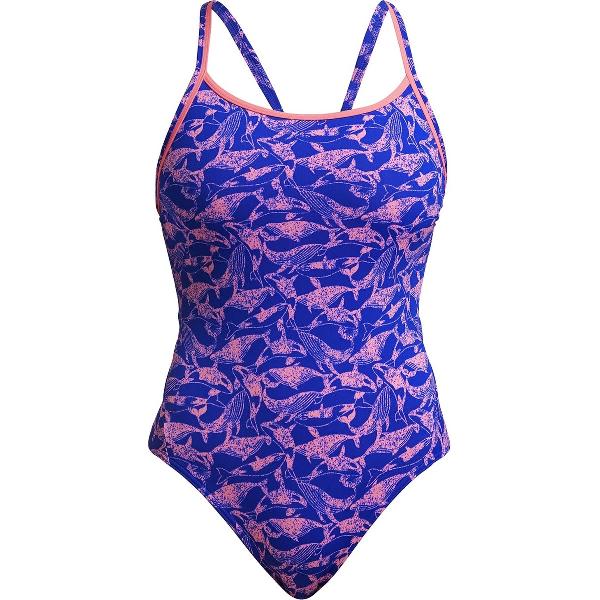Foto van Minky Pinky Diamond back one piece - Dames | Funkita