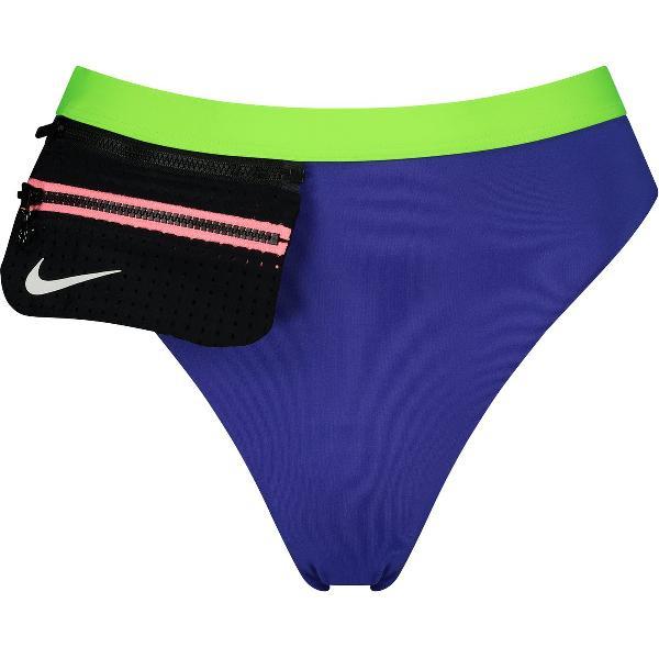 Foto van Nike Swim Colorblock High Waist Bikini broekje Sneldrogend, platte naden, ondoorzichtig dankzij de binnenvoering