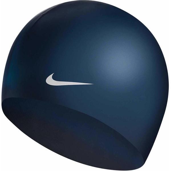 Foto van Nike Swim - Unisex Solid Silicone Cap Midnight Blauw