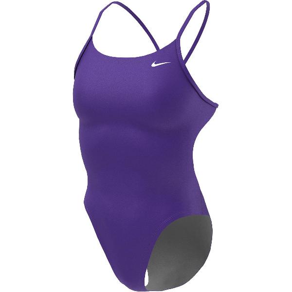 Foto van Nike Women's Hydrastrong Cut-Out One Piece Swimsuit - Court Purple