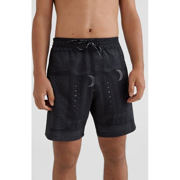 Foto van O'Neill Shorts Men ALL DAY PRINT HYBRID SHORTS Black Ao 6 M - Black Ao 6 50% Polyester, 42% Recycled Polyester (Repreve), 8% Elastane Shorts 3