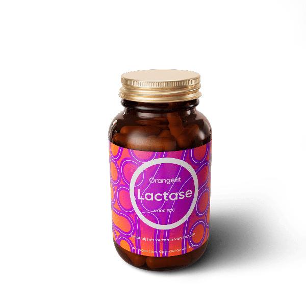 Foto van Orangefit Lactase 60 capsules
