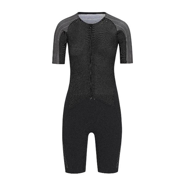 Foto van Orca Apex Dream Kona V2 trisuit korte mouw dames zwart/zilver
