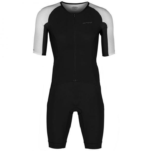 Foto van Orca Athlex Aero race trisuit korte mouw zwart/wit heren S