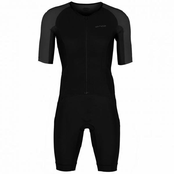 Foto van Orca Athlex Aero race trisuit korte mouw zwart/zilver heren XL