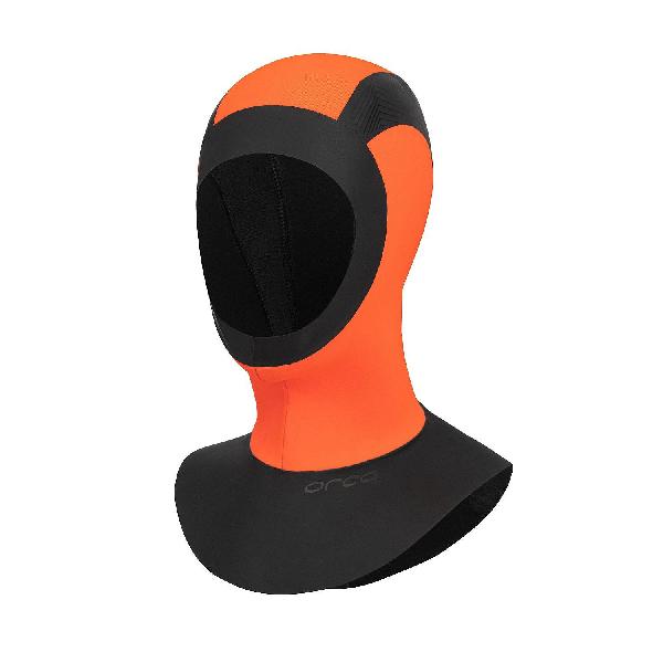 Foto van Orca Neopreen Hi-Vis hood zwart/oranje