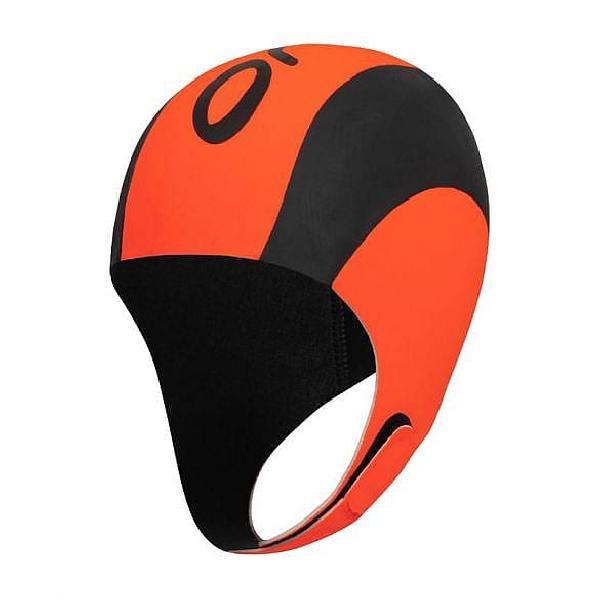Foto van Orca Neopreen swim cap zwart/oranje