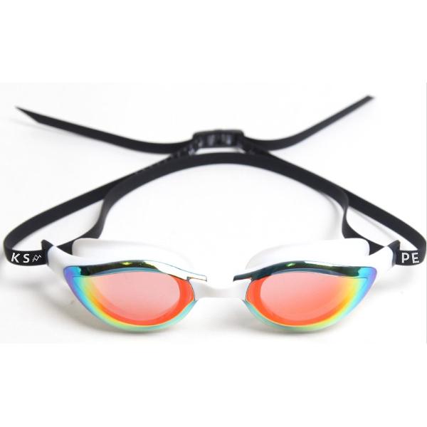 Foto van PEAKS Swimming Goggles MARLIN with four interchangeable nose bridges - zwembril - Wit