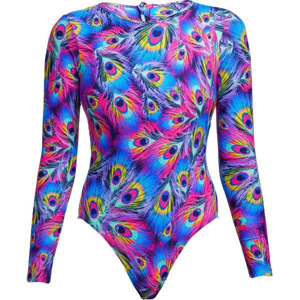 Foto van Peacock Paradise Long Shot One Piece - Dames | Funkita