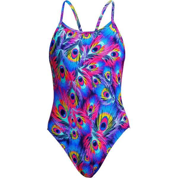 Foto van Peacock Paradise Single strap one piece - Meisjes | Funkita
