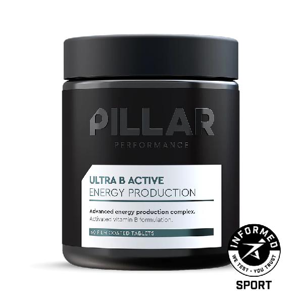 Foto van Pillar supplement ultra b active tabletten 60 stuks