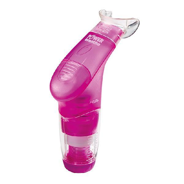 Foto van PowerBreathe special edition pink ademhalingstrainer medium weerstand