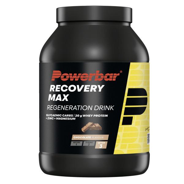 Foto van Powerbar Recovery max drink chocolate 1144 gram