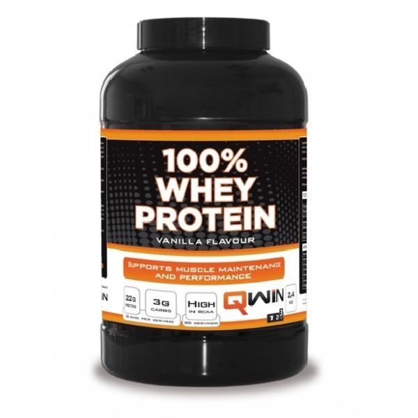 Foto van QWIN 100% Whey Protein Banaan 2400 gram