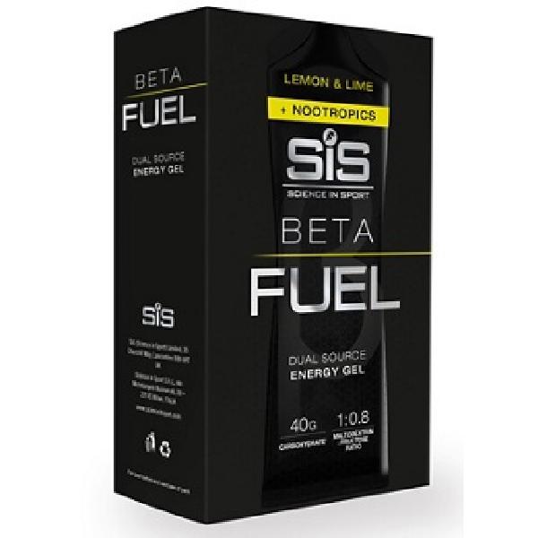 Foto van SIS Beta Fuel + Nootropics Citroen en Limoen energiegel 6 stuks
