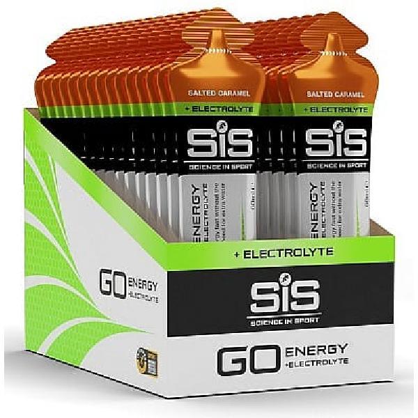 Foto van SIS GO Isotonic Energie + Electrolyte Caramel gel 30 stuks