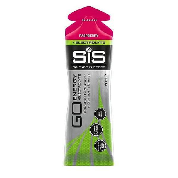 Foto van SIS GO Isotonic Energie + Electrolyte Framboos gel 30 stuks