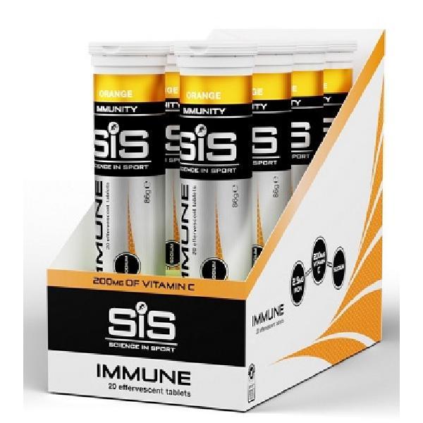 Foto van SIS Go Immune sportdrank Sinaasappel 8 x 20 tabletten