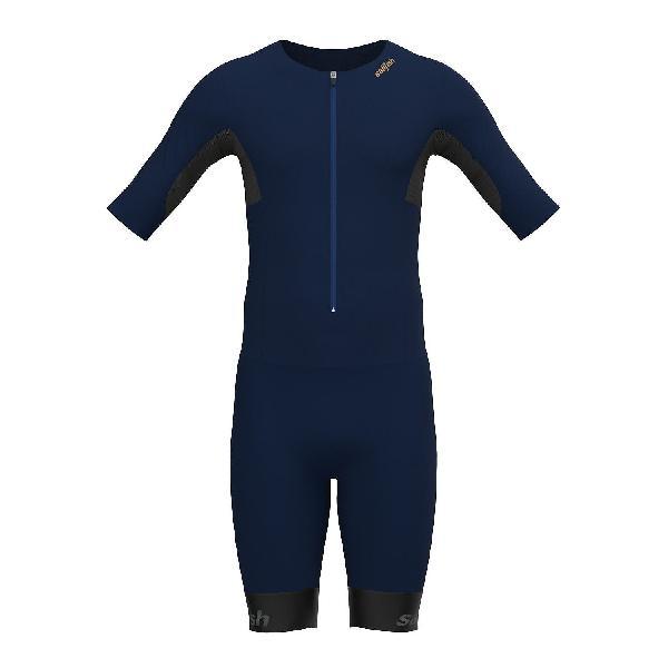 Foto van Sailfish Aerosuit perform 2 trisuit korte mouw dark blue heren