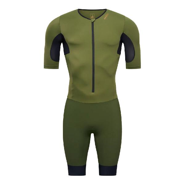 Foto van Sailfish Aerosuit perform 2 trisuit korte mouw groen heren