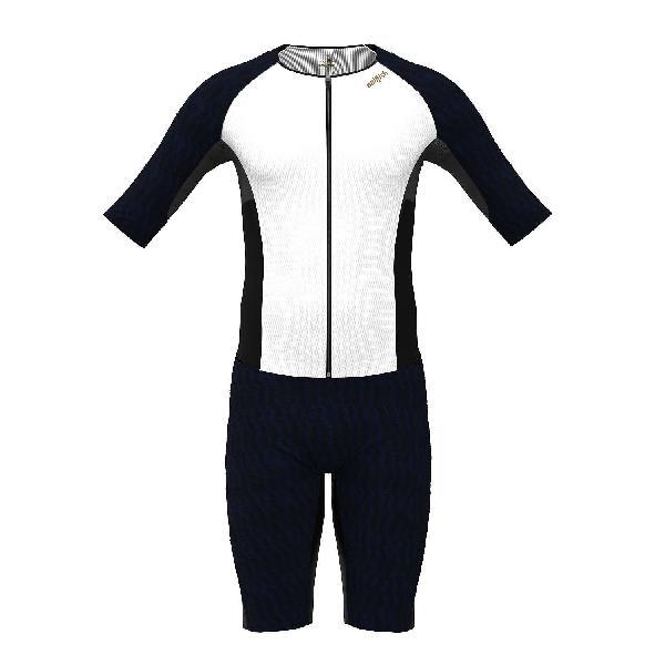 Foto van Sailfish Aerosuit pro 3 trisuit korte mouw zwart/wit heren
