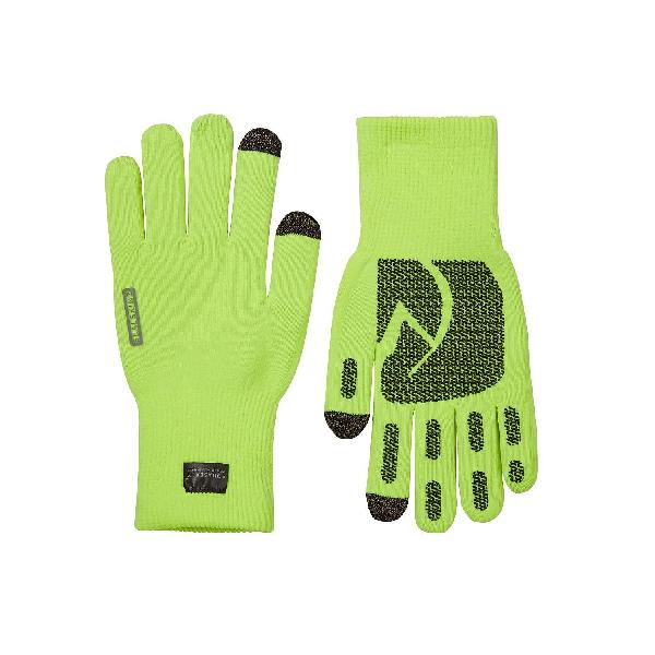 Foto van SealSkinz Anmer Ultra grip knitted fietshandschoenen neon geel
